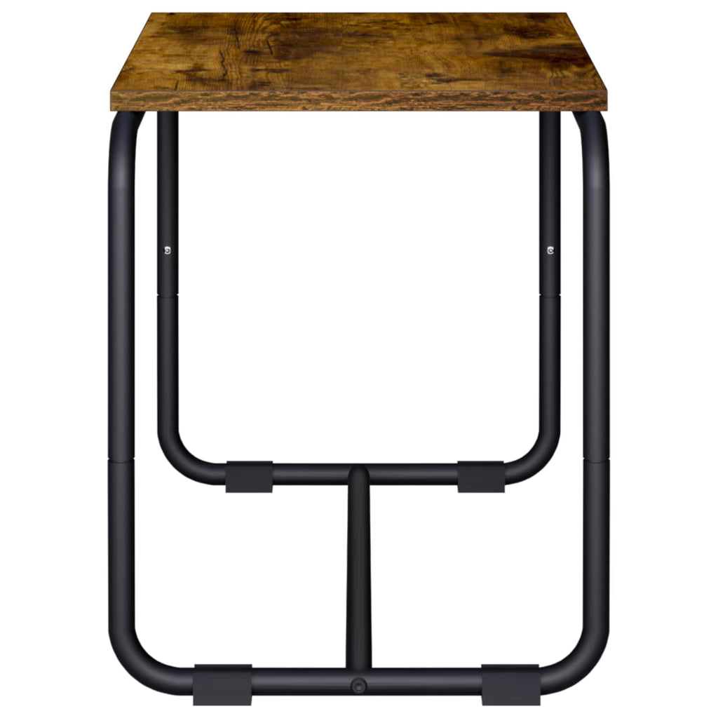 vidaXL Stół pod telewizor 60 x 35.5 x 42 cm Dąb wędzony