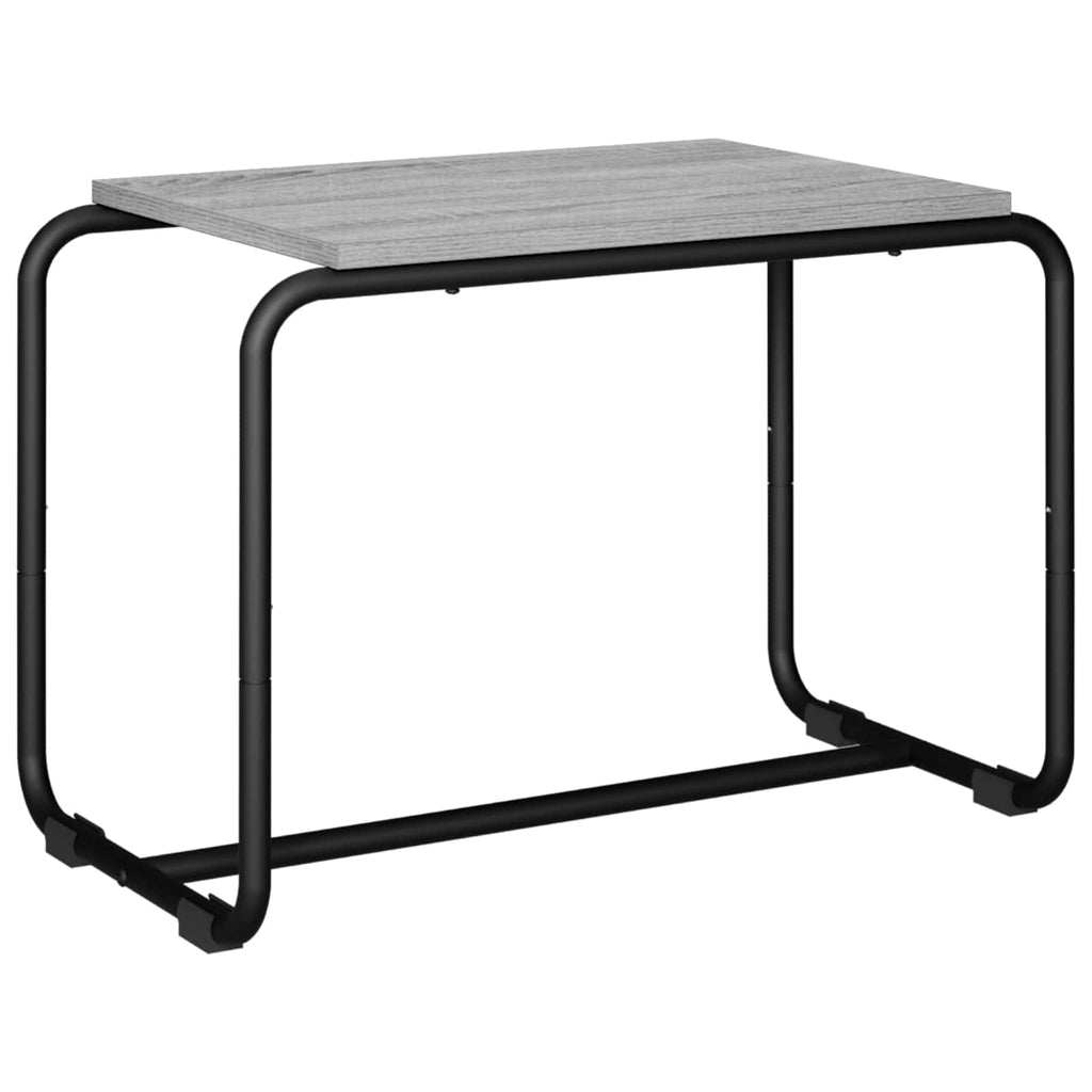 vidaXL Stół pod telewizor 60 x 35.5 x 42 cm Szary Sonoma