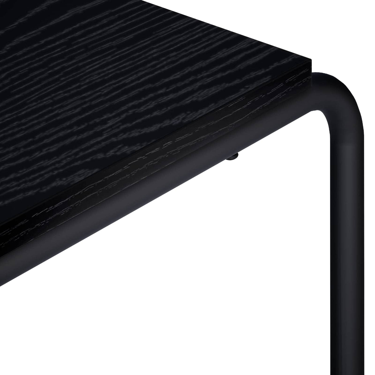 vidaXL Stół pod telewizor 80 x 35,5 x 42 cm Czarny dąb