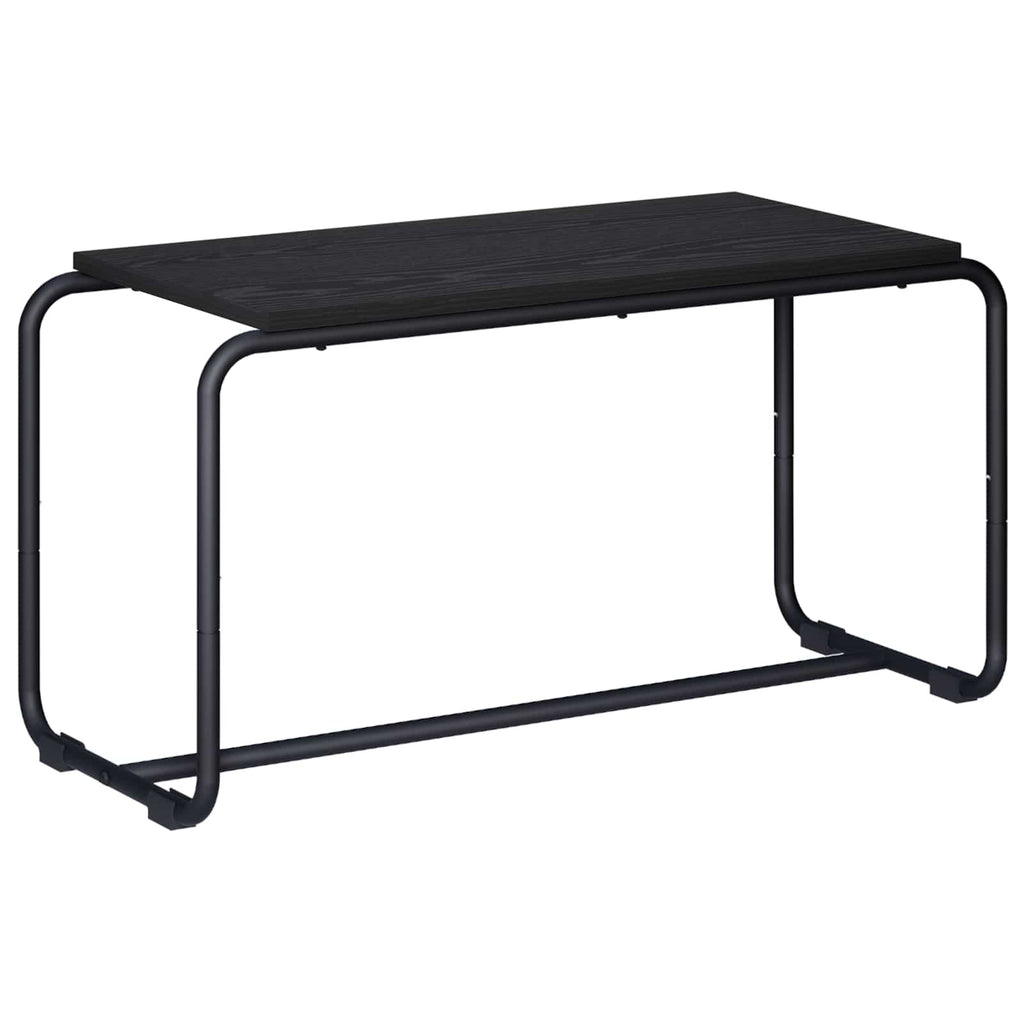 vidaXL Stół pod telewizor 80 x 35,5 x 42 cm Czarny dąb