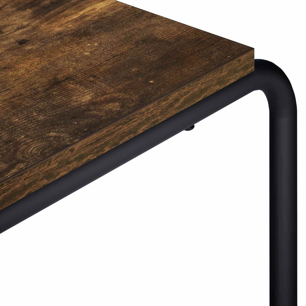 vidaXL Stół pod telewizor 80 x 35,5 x 42 cm Dąb wędzony