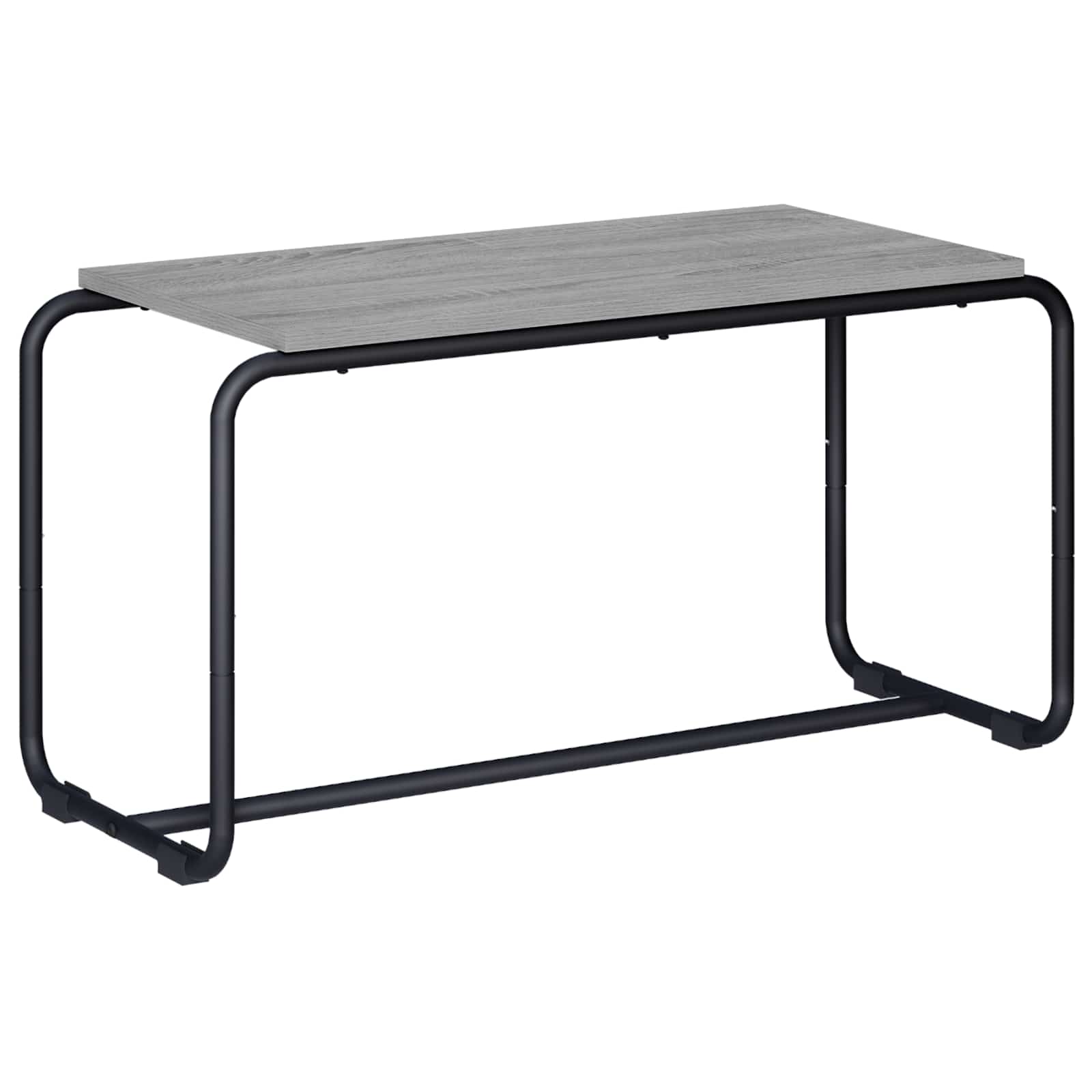 vidaXL Stół pod telewizor 80 x 35,5 x 42 cm Szary Sonoma