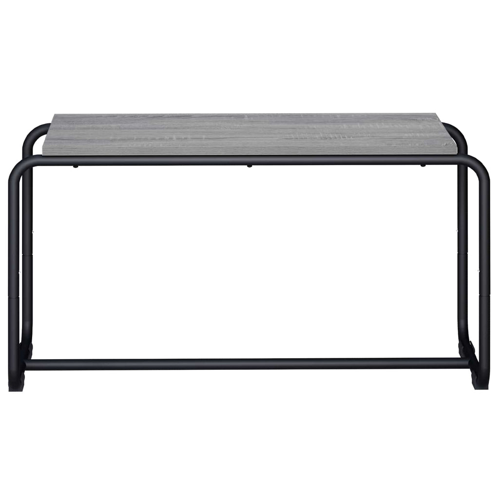 vidaXL Stół pod telewizor 80 x 35,5 x 42 cm Szary Sonoma