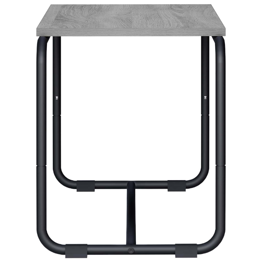 vidaXL Stół pod telewizor 80 x 35,5 x 42 cm Szary Sonoma