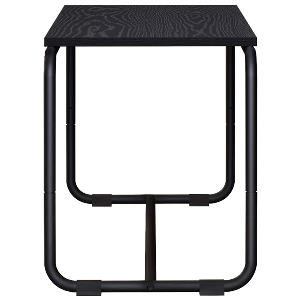 vidaXL Stół pod telewizor 98 x 35.5 x 42 cm Czarny dąb