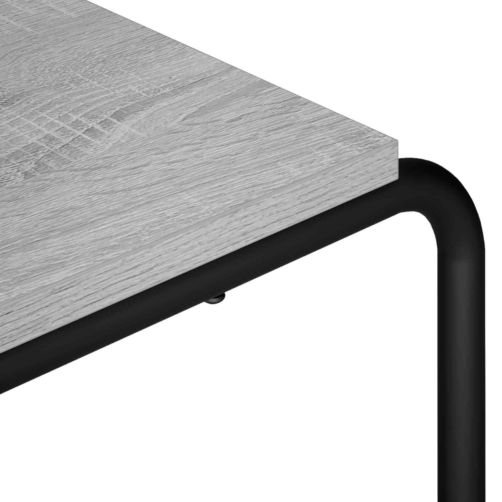 vidaXL Stół pod telewizor 98 x 35.5 x 42 cm Szary Sonoma