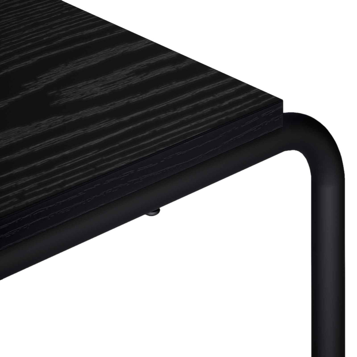vidaXL Stół pod telewizor 113.5 x 35.5 x 42 cm Czarny dąb