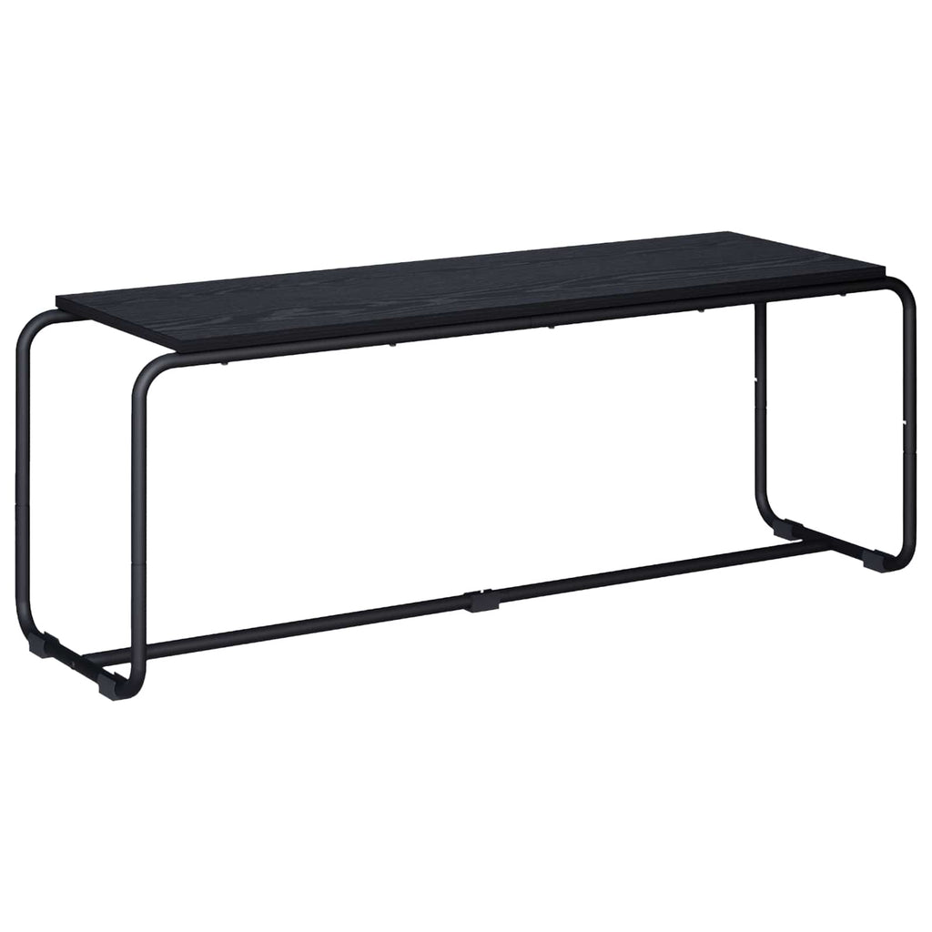 vidaXL Stół pod telewizor 113.5 x 35.5 x 42 cm Czarny dąb