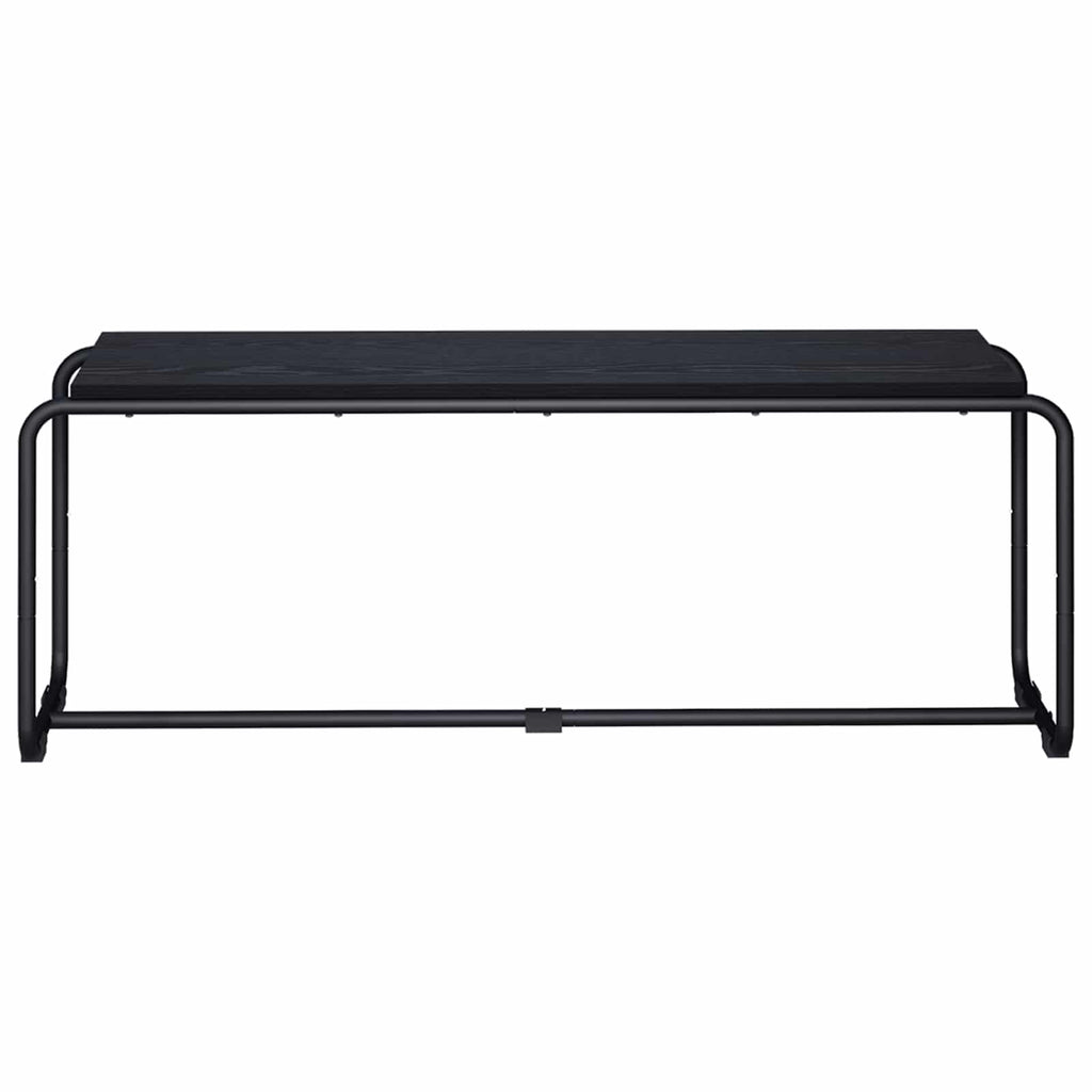 vidaXL Stół pod telewizor 113.5 x 35.5 x 42 cm Czarny dąb