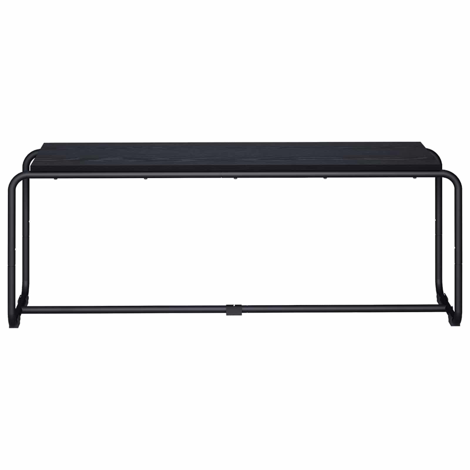 vidaXL Stół pod telewizor 113.5 x 35.5 x 42 cm Czarny dąb
