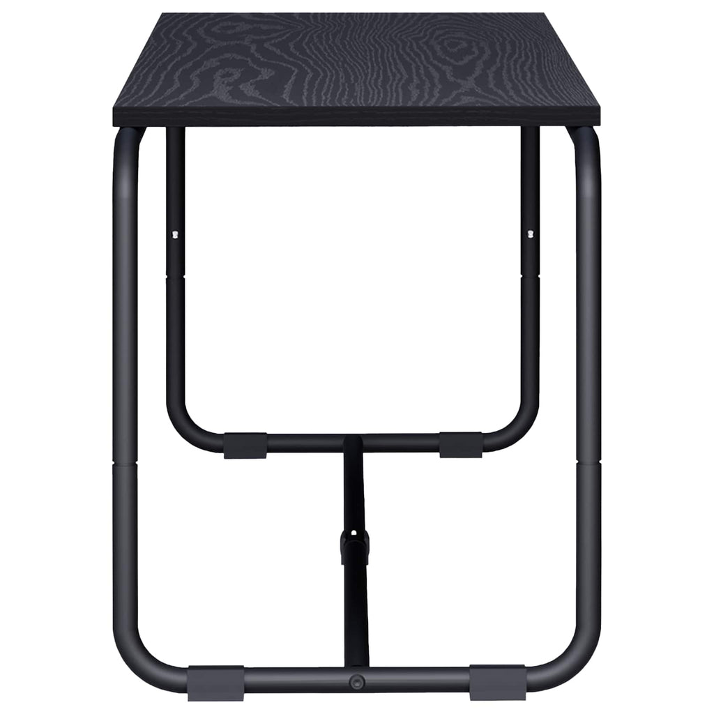 vidaXL Stół pod telewizor 113.5 x 35.5 x 42 cm Czarny dąb