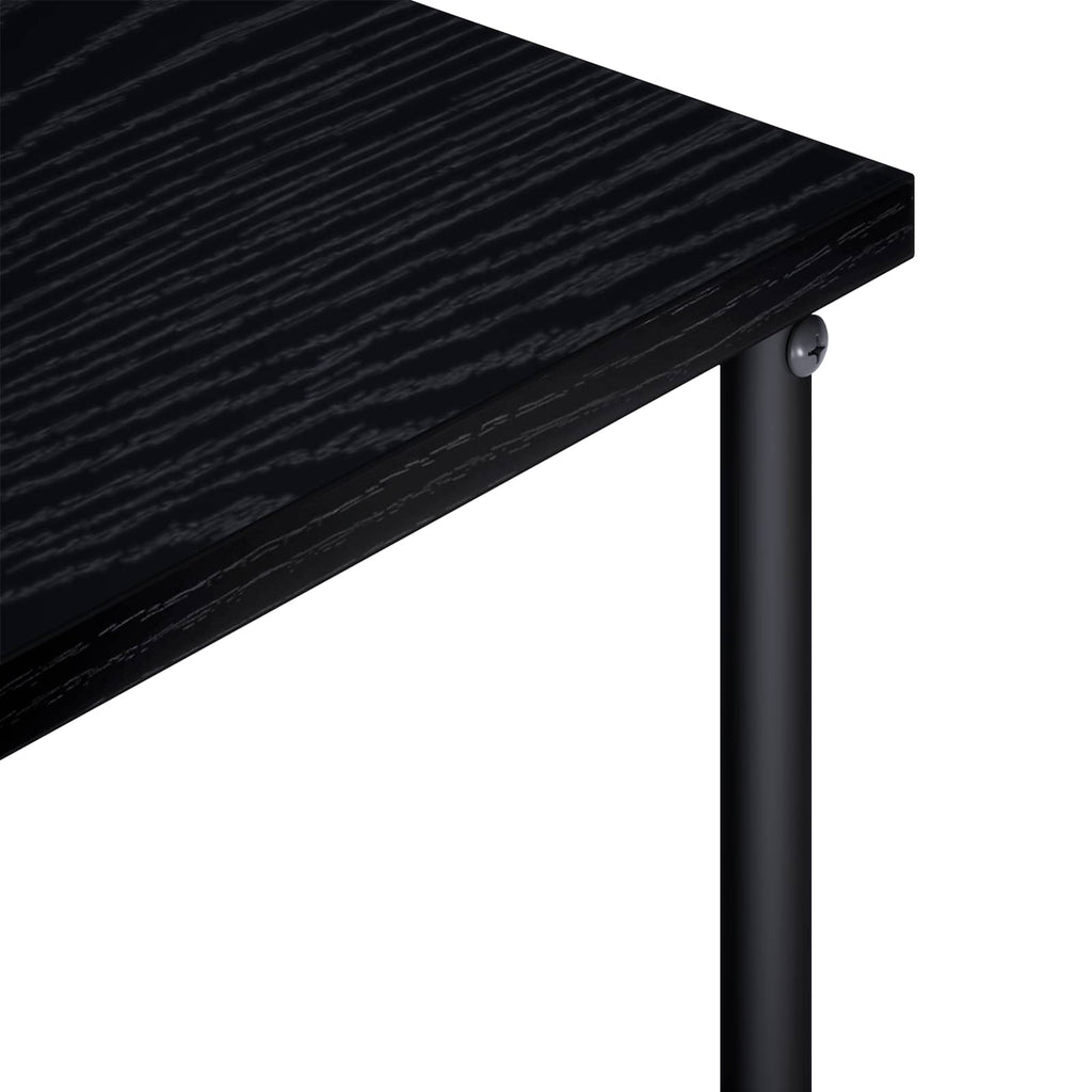 vidaXL Stół pod telewizor 80 x 40 x 50 cm Czarny dąb
