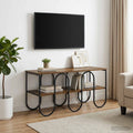 vidaXL Stół pod telewizor 100 x 40 x 50 cm Dąb wędzony