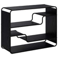 vidaXL Komoda Czarny dąb 98 x 37,5 x 75,5 cm Materiał drewnopochodny