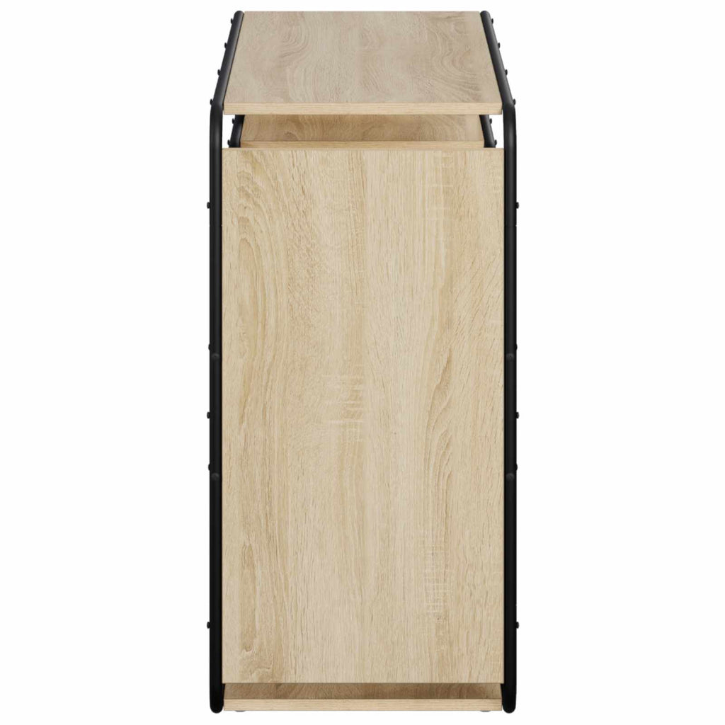 vidaXL Komoda dąb Sonoma 98 x 37,5 x 75,5 cm Materiał drewnopochodny