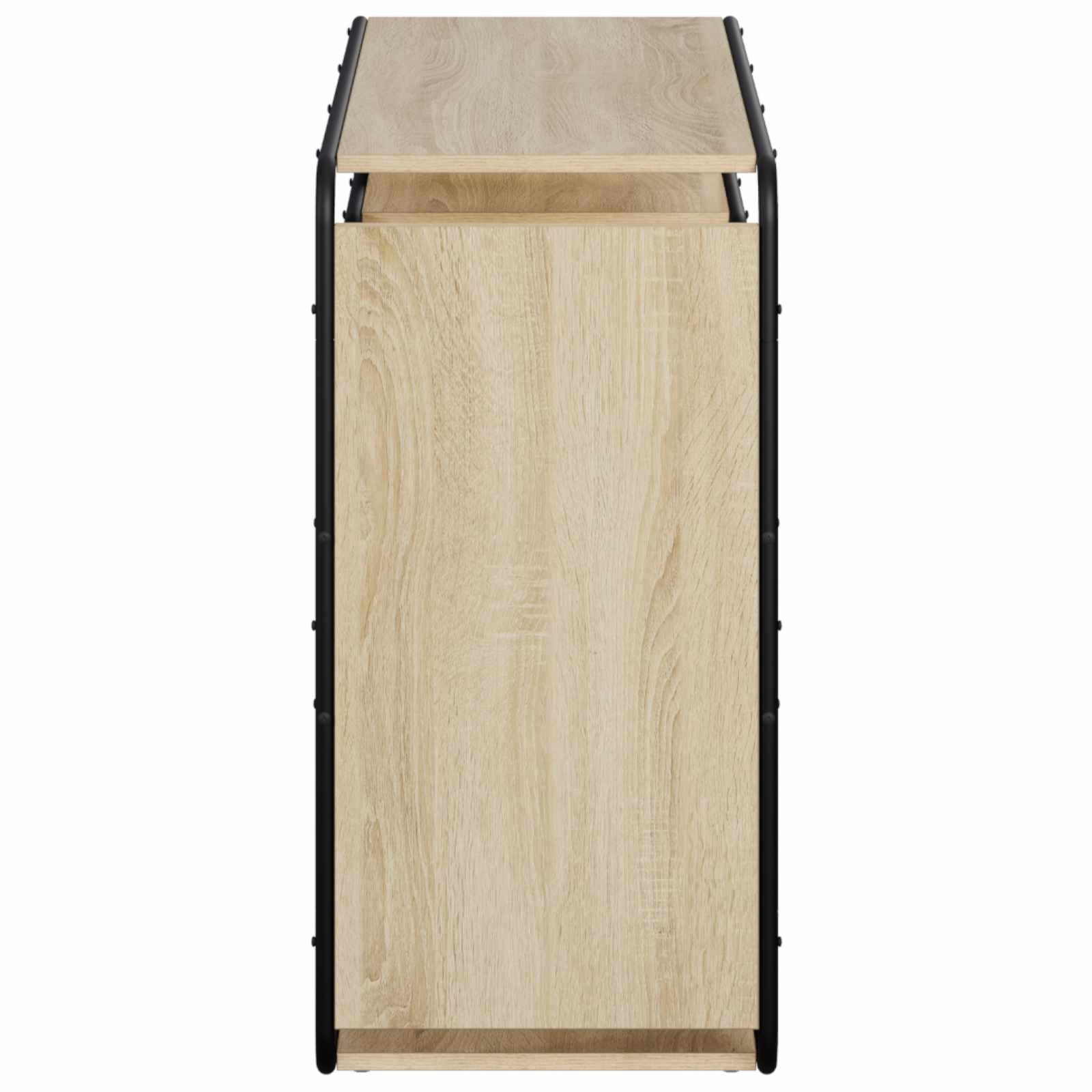 vidaXL Komoda dąb Sonoma 98 x 37,5 x 75,5 cm Materiał drewnopochodny