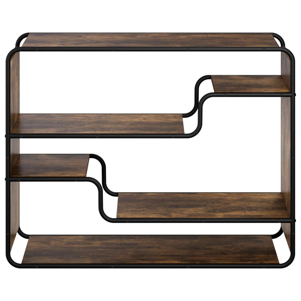 vidaXL Komoda Dąb wędzony 98 x 37,5 x 75,5 cm Materiał drewnopochodny