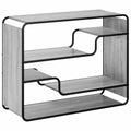 vidaXL Komoda Szary Sonoma 98 x 37,5 x 75,5 cm Materiał drewnopochodny