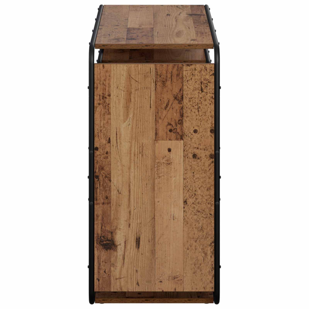 vidaXL Komoda Stare drewno 98 x 37,5 x 75,5 cm Materiał drewnopochodny