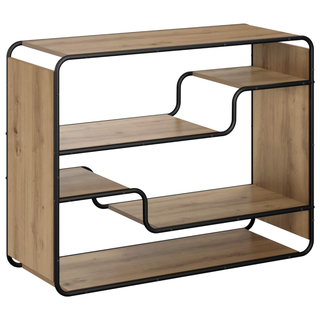 vidaXL Komoda Dąb artisan 98 x 37,5 x 75,5 cm Materiał drewnopochodny