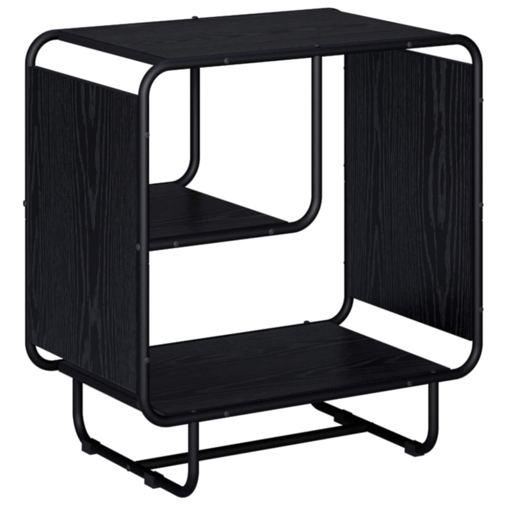 vidaXL Komoda Czarny dąb 60 x 37.5 x 64.5 cm Materiał drewnopochodny