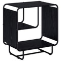 vidaXL Komoda Czarny dąb 60 x 37.5 x 64.5 cm Materiał drewnopochodny