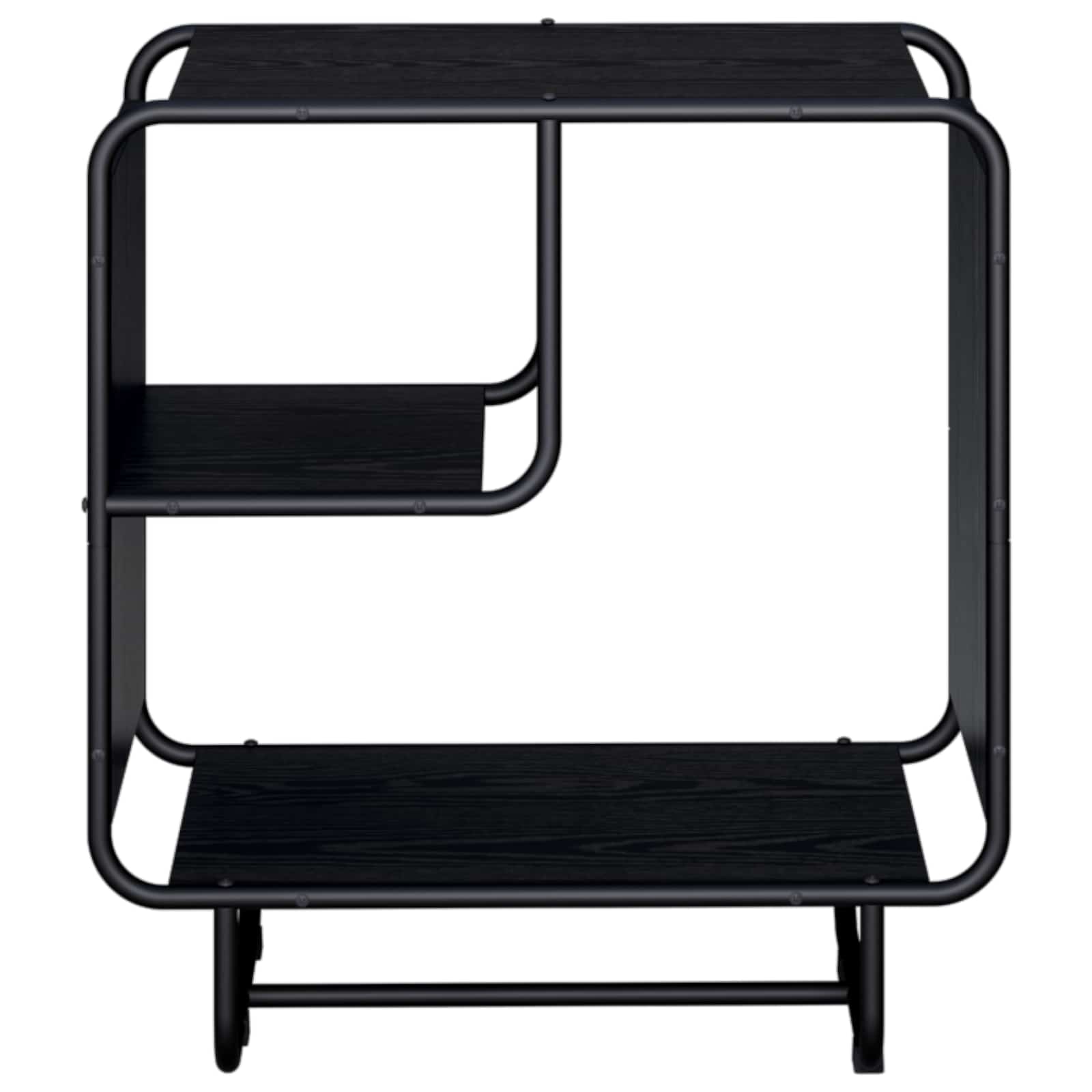 vidaXL Komoda Czarny dąb 60 x 37.5 x 64.5 cm Materiał drewnopochodny