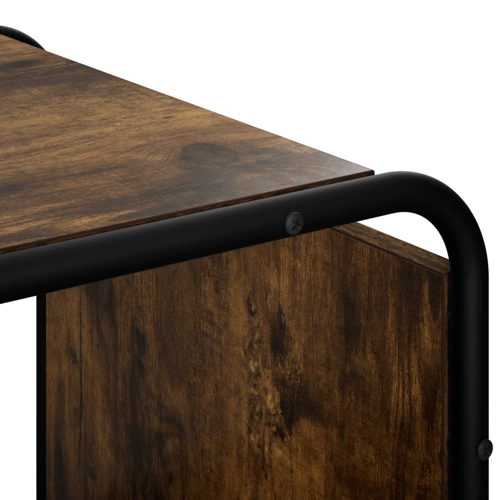 vidaXL Komoda Dąb wędzony 60 x 37.5 x 64.5 cm Materiał drewnopochodny