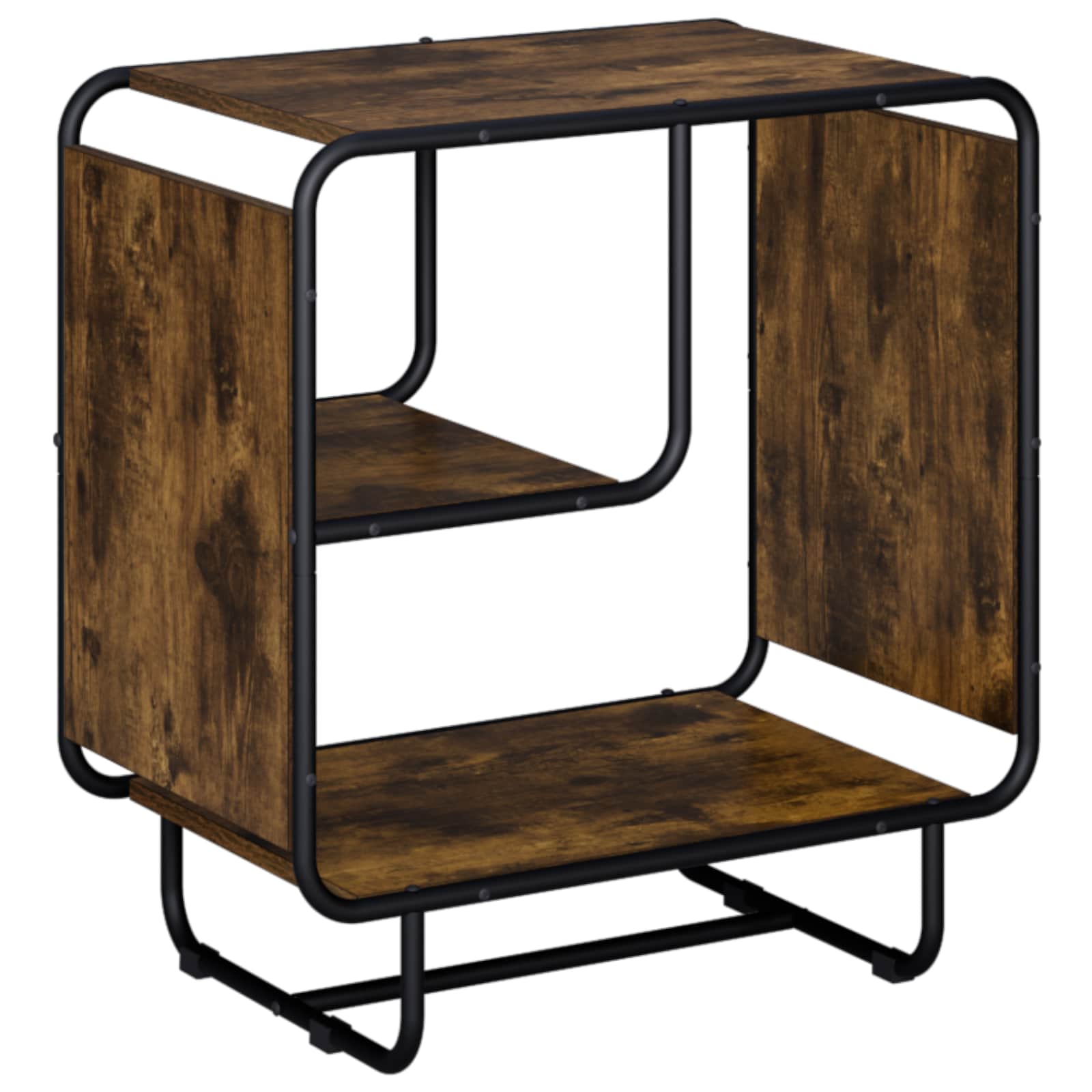 vidaXL Komoda Dąb wędzony 60 x 37.5 x 64.5 cm Materiał drewnopochodny