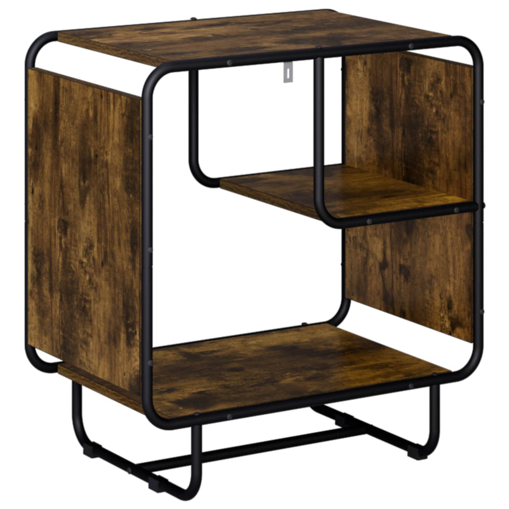 vidaXL Komoda Dąb wędzony 60 x 37.5 x 64.5 cm Materiał drewnopochodny