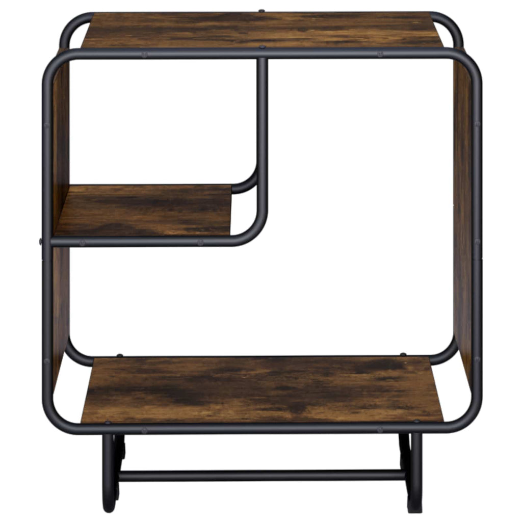 vidaXL Komoda Dąb wędzony 60 x 37.5 x 64.5 cm Materiał drewnopochodny