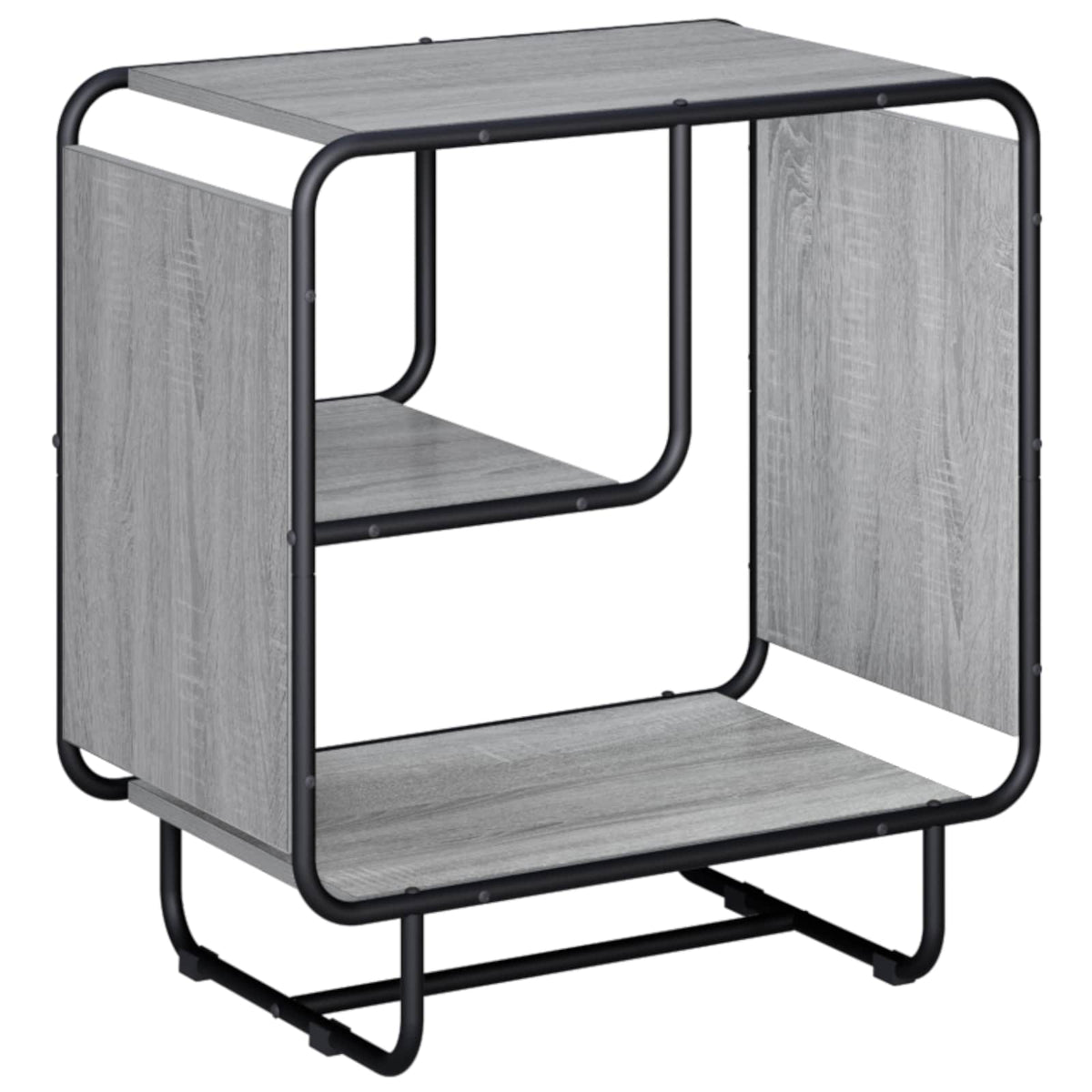 vidaXL Komoda Szary Sonoma 60 x 37.5 x 64.5 cm Materiał drewnopochodny