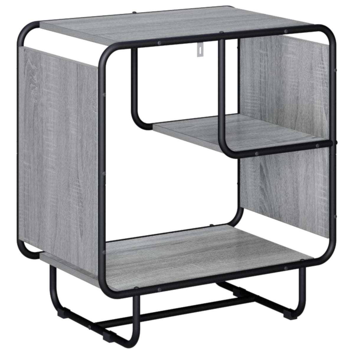 vidaXL Komoda Szary Sonoma 60 x 37.5 x 64.5 cm Materiał drewnopochodny