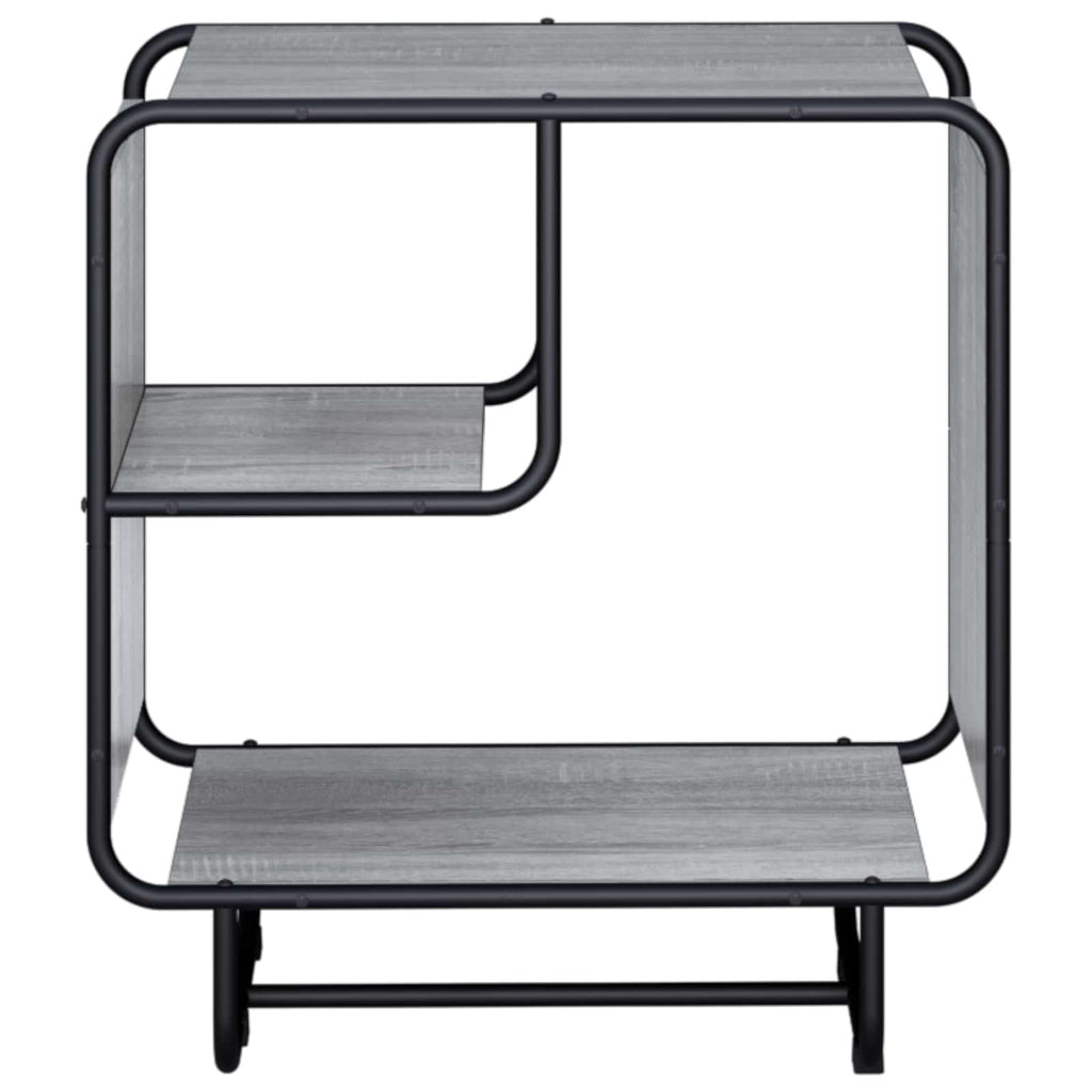 vidaXL Komoda Szary Sonoma 60 x 37.5 x 64.5 cm Materiał drewnopochodny