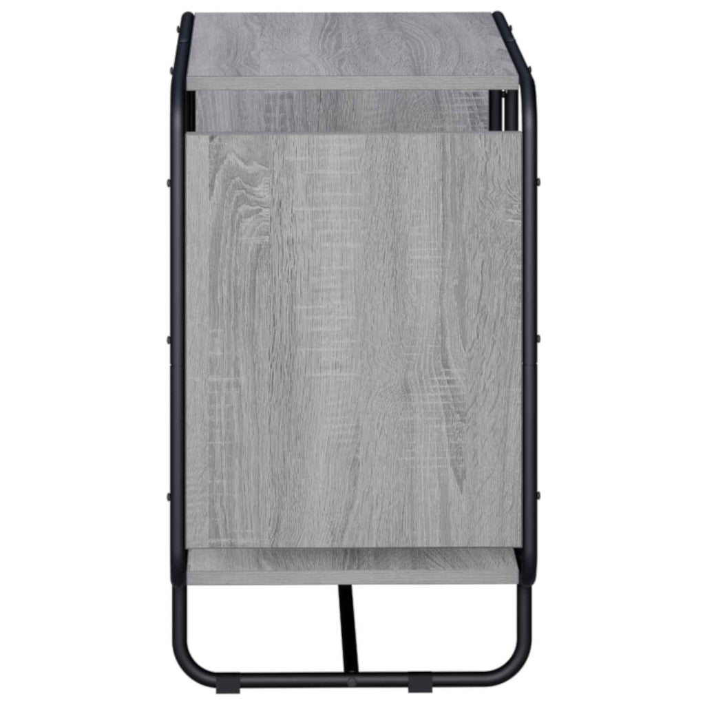 vidaXL Komoda Szary Sonoma 60 x 37.5 x 64.5 cm Materiał drewnopochodny