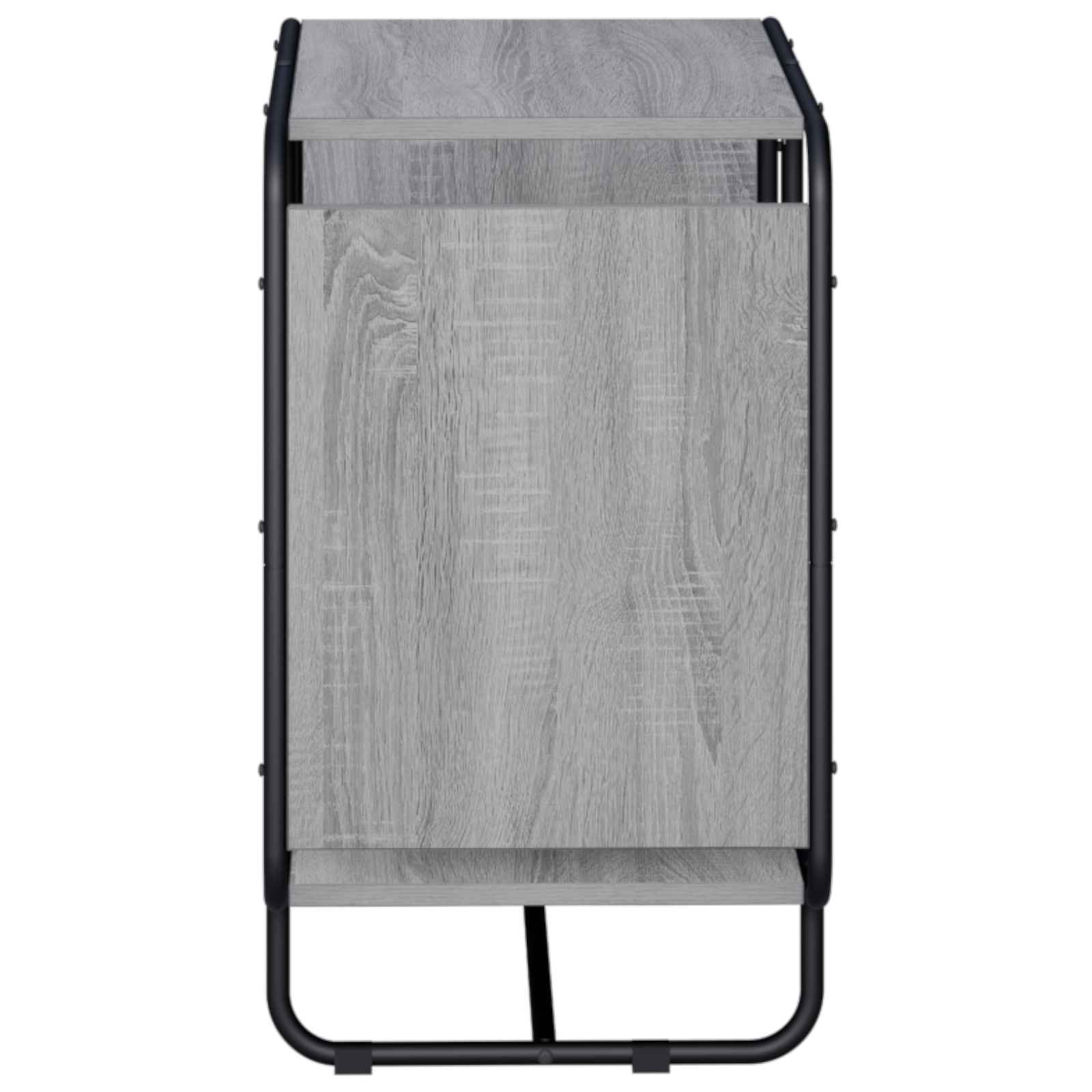 vidaXL Komoda Szary Sonoma 60 x 37.5 x 64.5 cm Materiał drewnopochodny