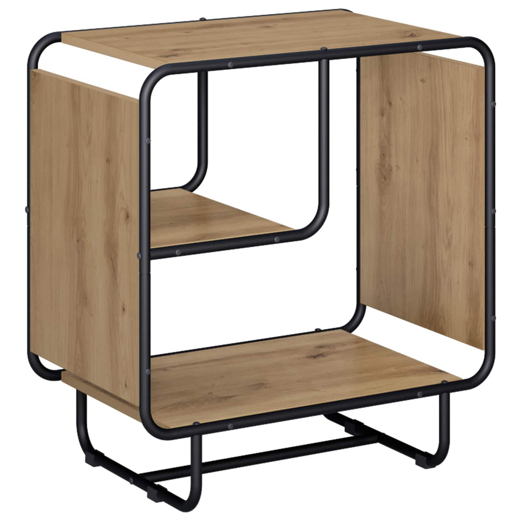 vidaXL Komoda Dąb artisan 60 x 37.5 x 64.5 cm Materiał drewnopochodny