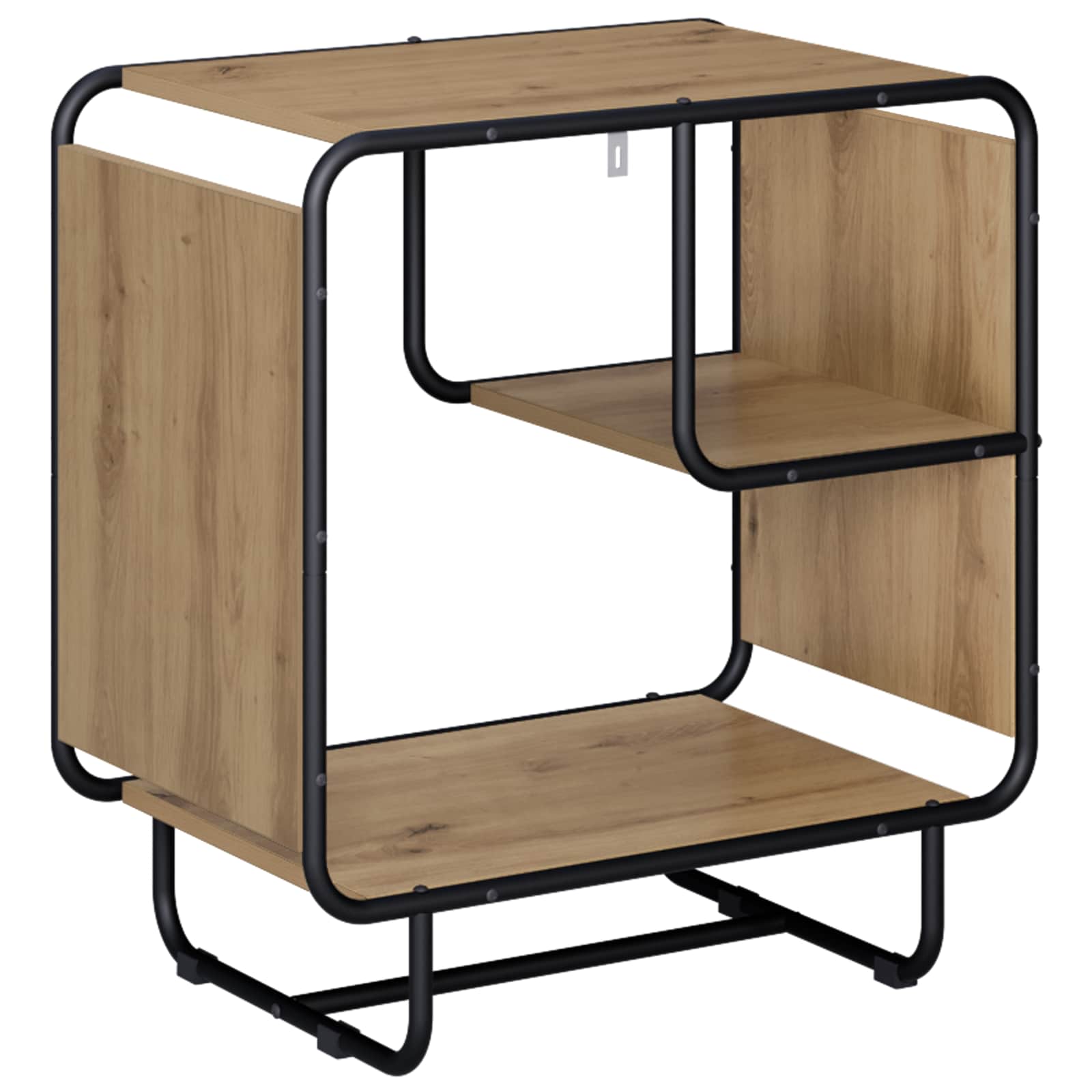 vidaXL Komoda Dąb artisan 60 x 37.5 x 64.5 cm Materiał drewnopochodny