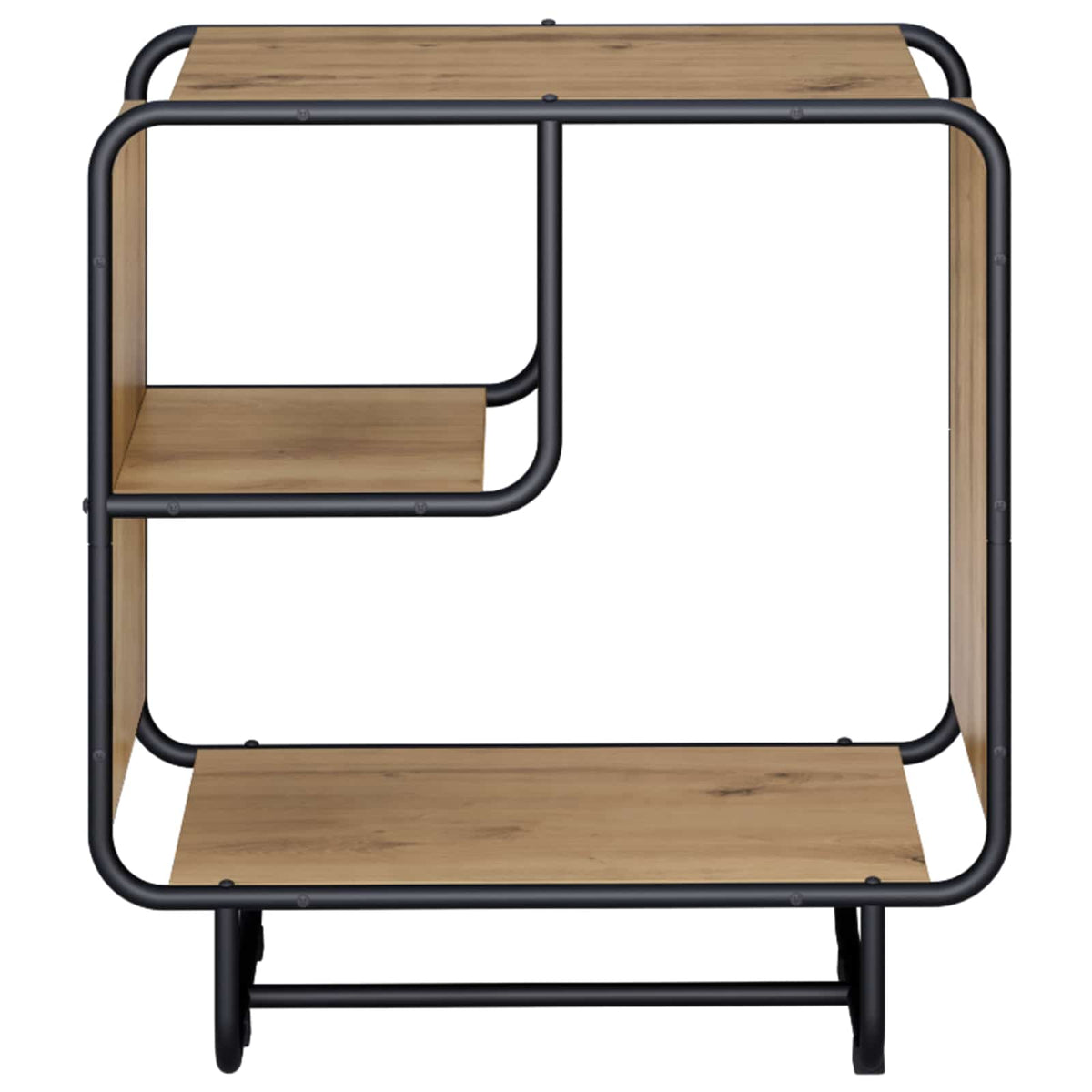vidaXL Komoda Dąb artisan 60 x 37.5 x 64.5 cm Materiał drewnopochodny