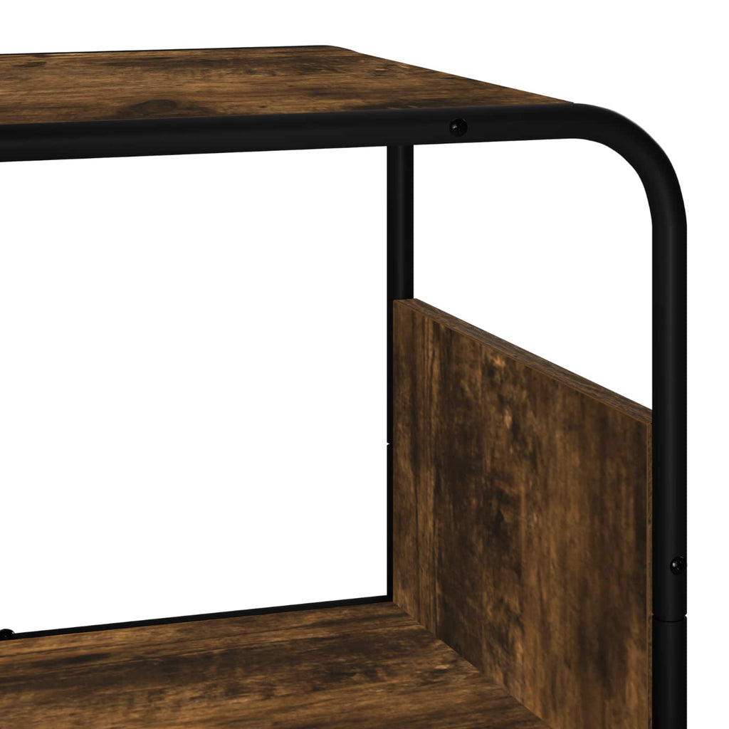vidaXL Kredens Dąb wędzony 60 x 37.5 x 144 cm Drewno inżynieryjne