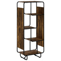 vidaXL Kredens Dąb wędzony 60 x 37.5 x 144 cm Drewno inżynieryjne