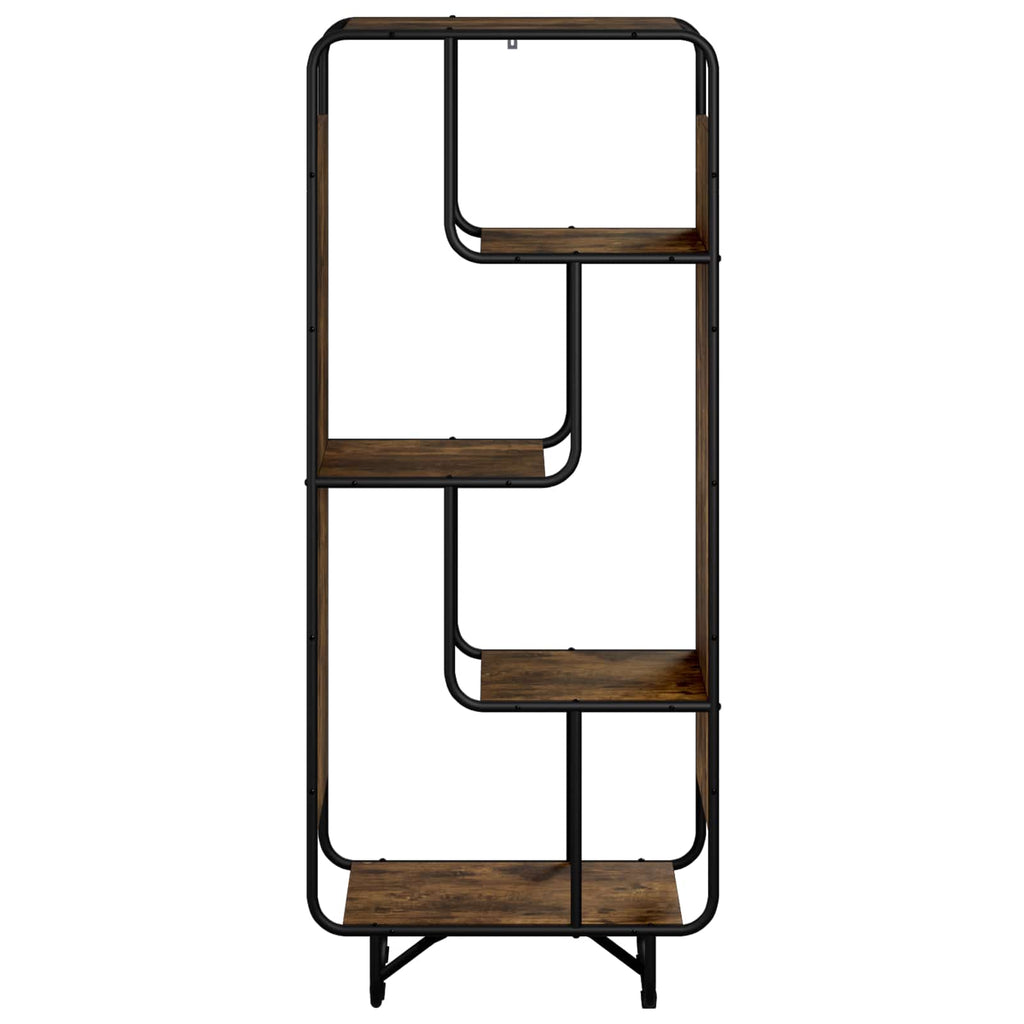 vidaXL Kredens Dąb wędzony 60 x 37.5 x 144 cm Drewno inżynieryjne