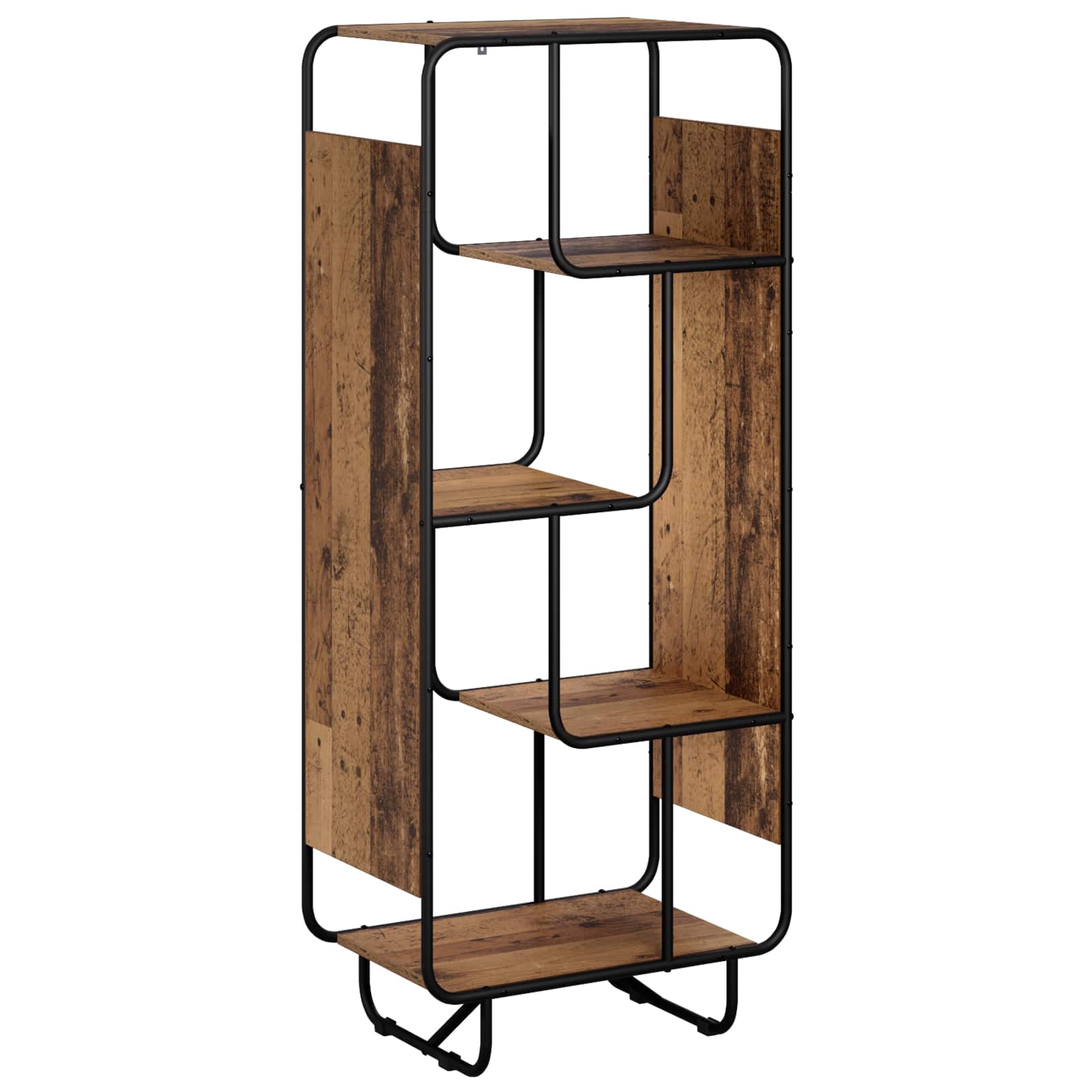 vidaXL Kredens Stare drewno 60 x 37.5 x 144 cm Drewno inżynieryjne