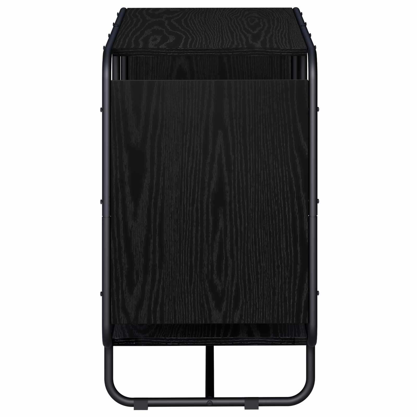 vidaXL Komoda Czarny dąb 80 x 37,5 x 64,5 cm Materiał drewnopochodny