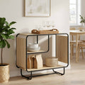 vidaXL Komoda dąb Sonoma 80 x 37,5 x 64,5 cm Materiał drewnopochodny