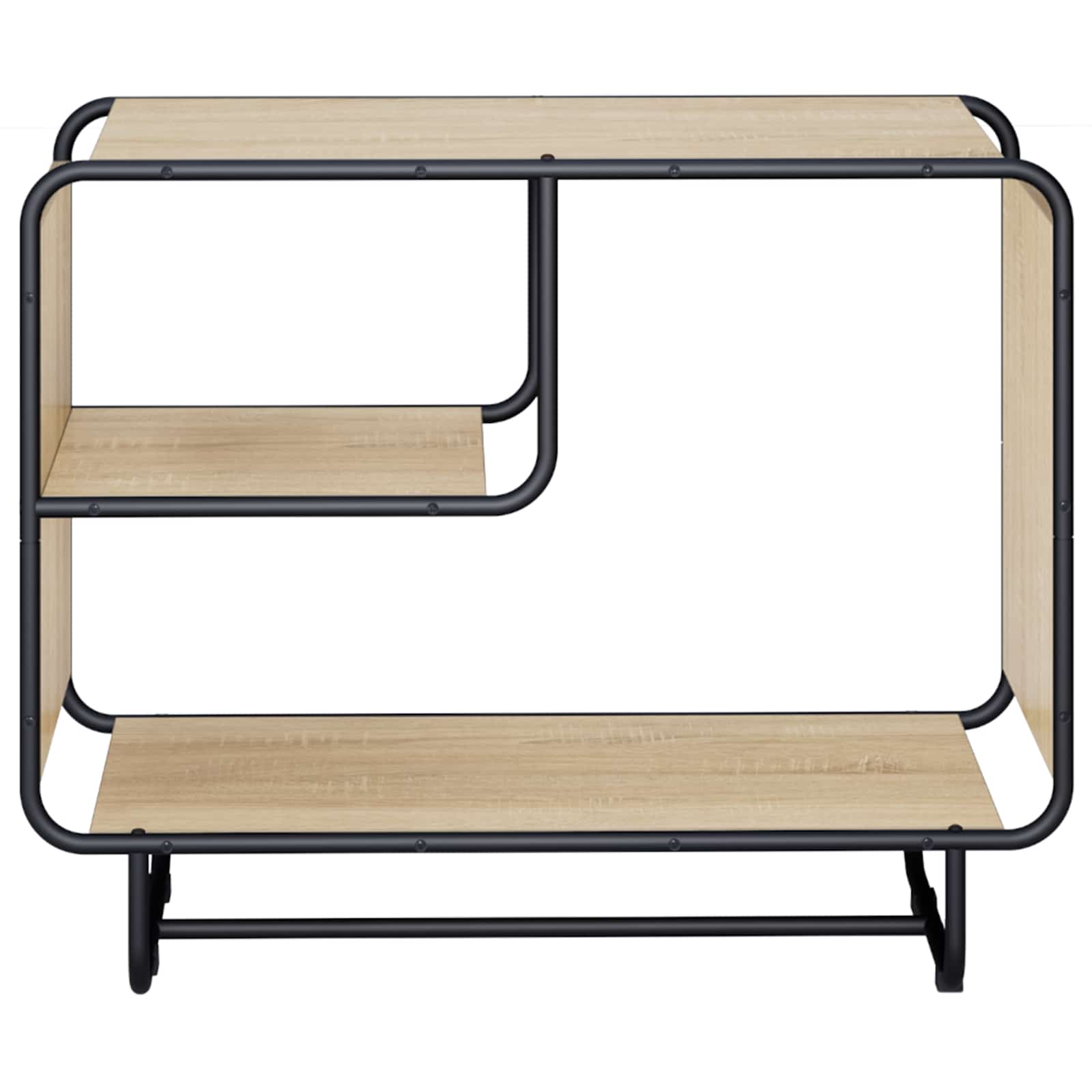 vidaXL Komoda dąb Sonoma 80 x 37,5 x 64,5 cm Materiał drewnopochodny