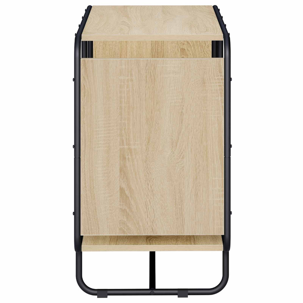 vidaXL Komoda dąb Sonoma 80 x 37,5 x 64,5 cm Materiał drewnopochodny