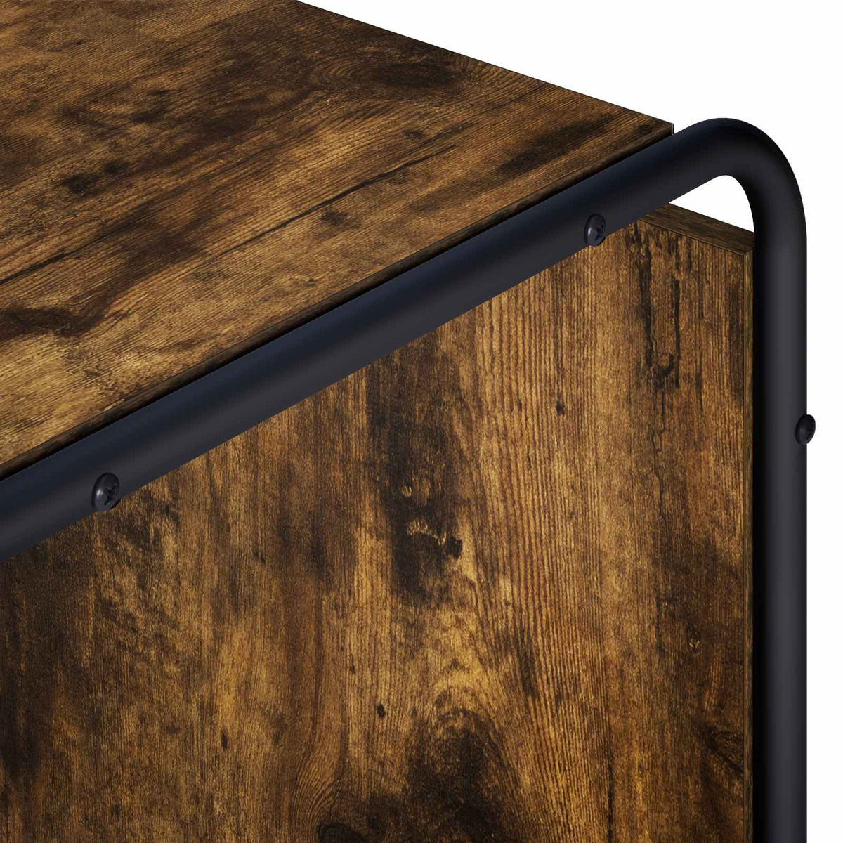 vidaXL Komoda Dąb wędzony 80 x 37,5 x 64,5 cm Materiał drewnopochodny