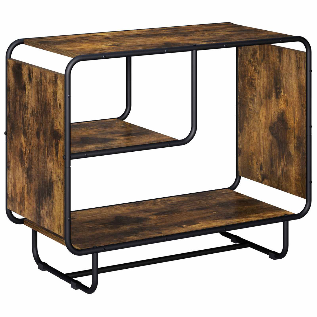 vidaXL Komoda Dąb wędzony 80 x 37,5 x 64,5 cm Materiał drewnopochodny