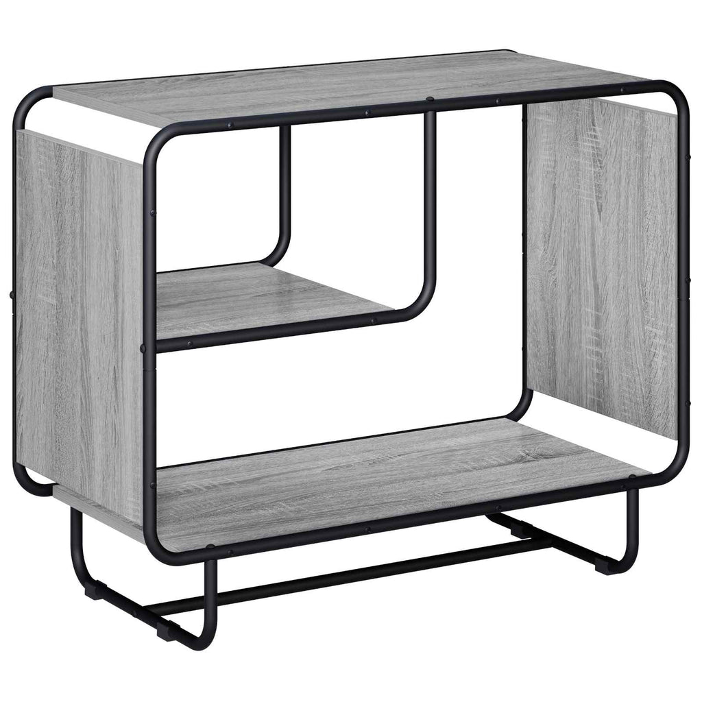vidaXL Komoda Szary Sonoma 80 x 37,5 x 64,5 cm Materiał drewnopochodny